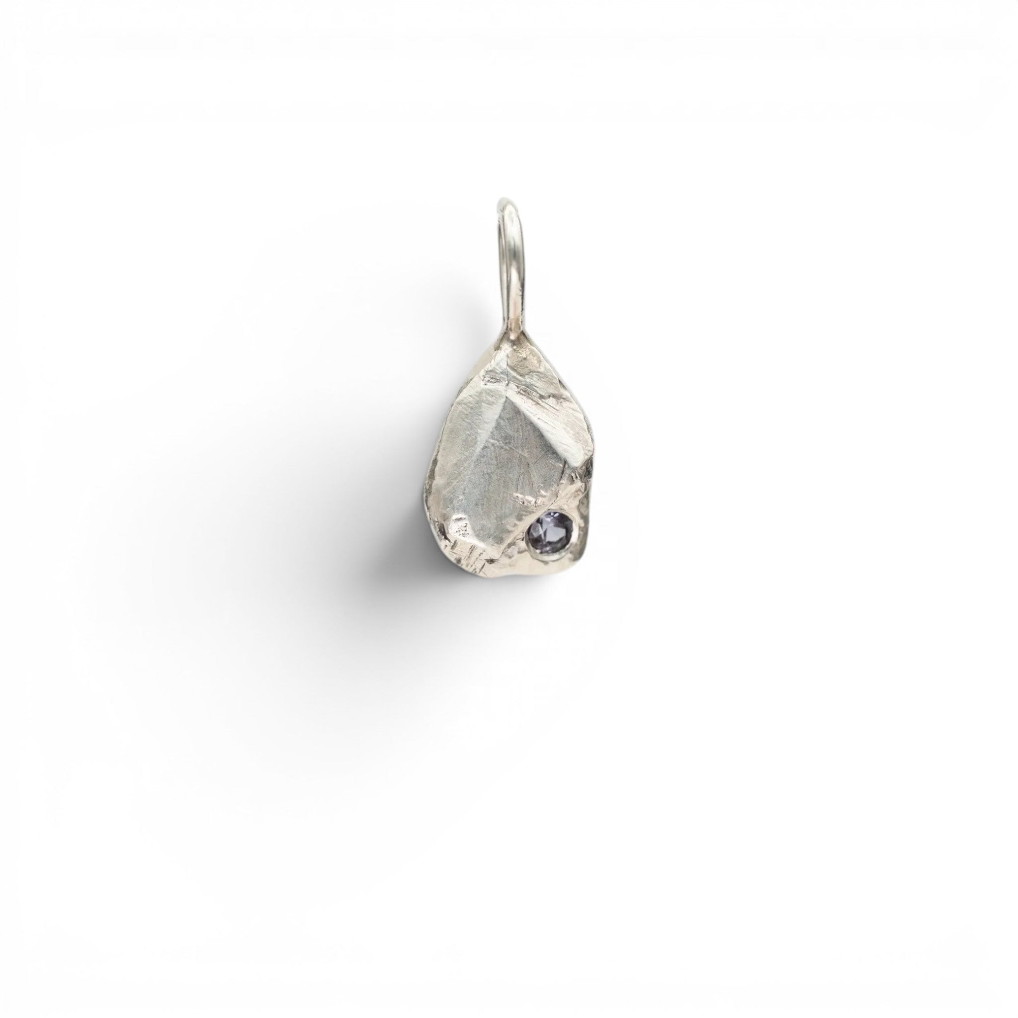 Terra Charm No. 1 | Sterling Silver + Color Changing Garnet