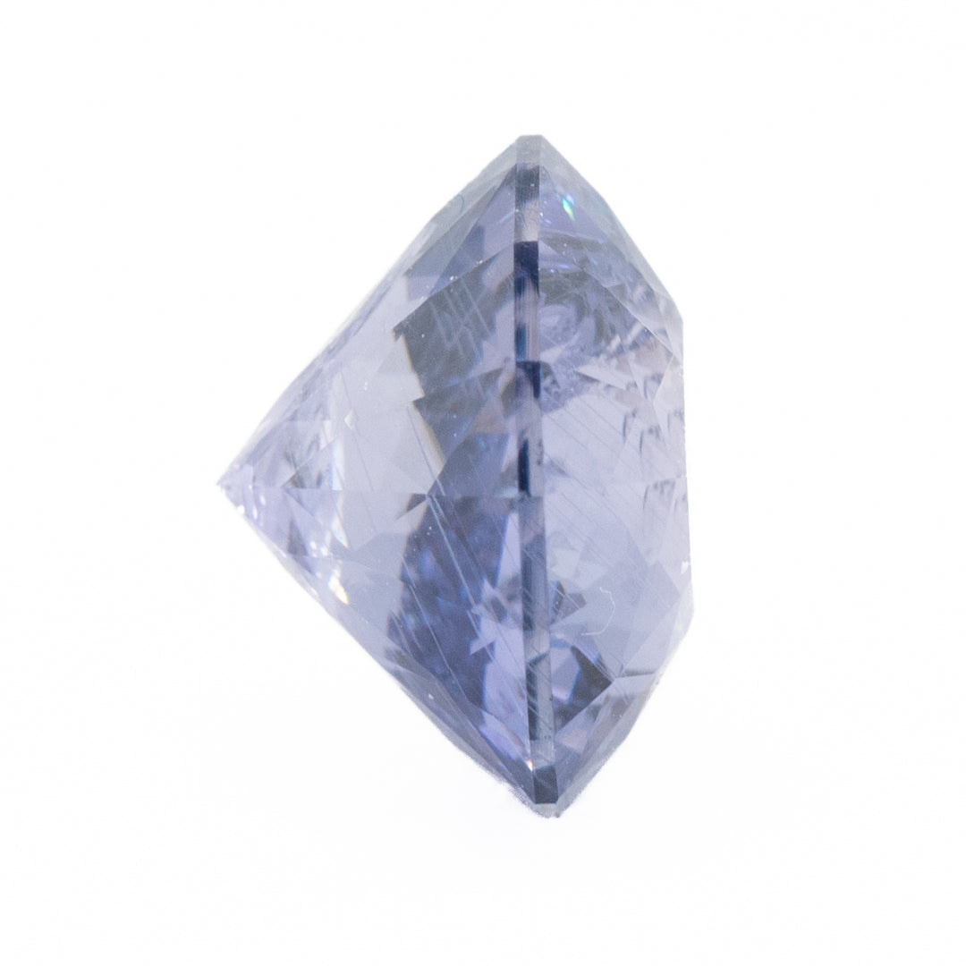 Blue-Violet Round Brilliant Sapphire | 3.54ct | Tanzania Origin, Fair Trade