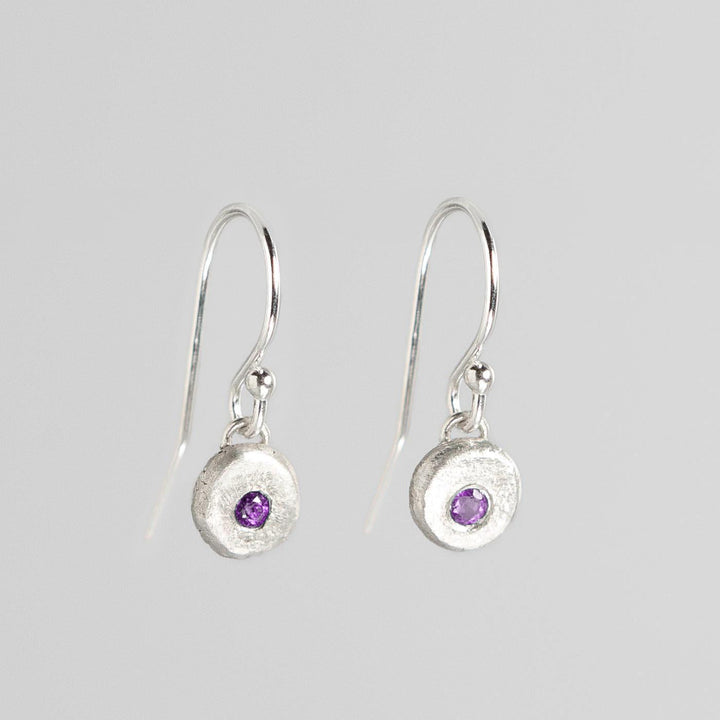 Pebble Drop Earrings in Sterling Silver