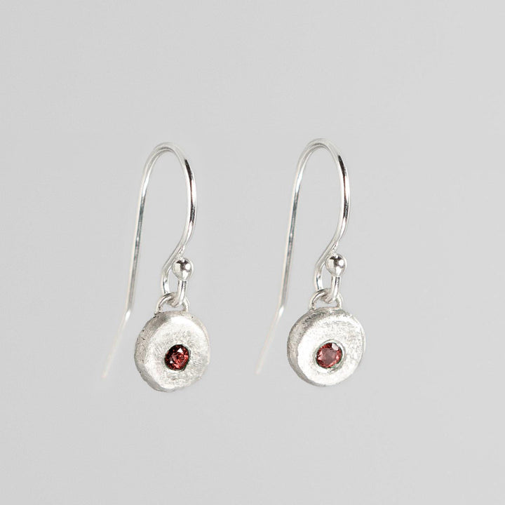 Pebble Drop Earrings in Sterling Silver