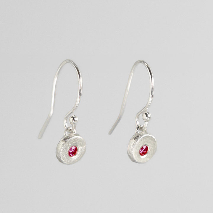 Pebble Drop Earrings in Sterling Silver