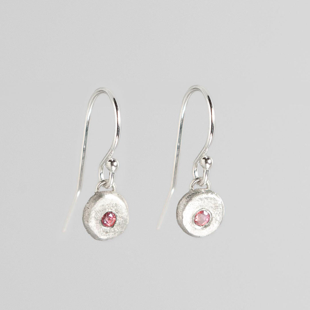 Pebble Drop Earrings in Sterling Silver