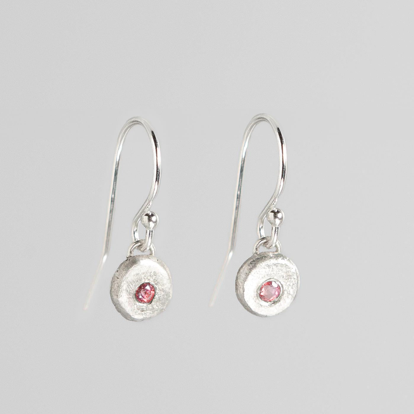 Pebble Drop Earrings in Sterling Silver
