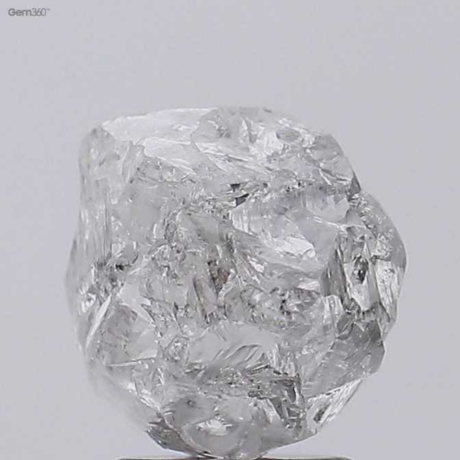 Cushion Brilliant Cut Salt + Pepper Diamond | 1.50ct | Canada Origin