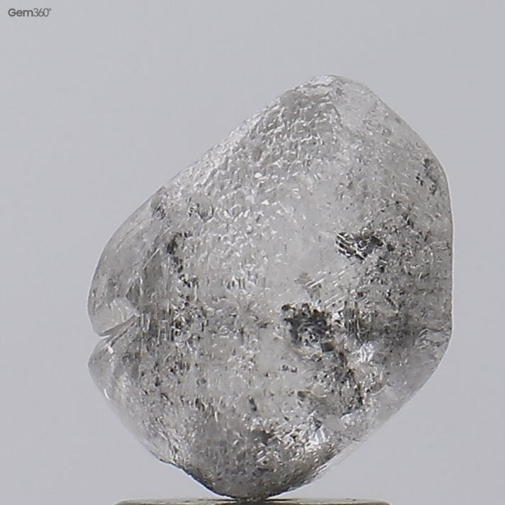 Emerald Cut Salt & Pepper Diamond | 1.45ct | Canada Origin
