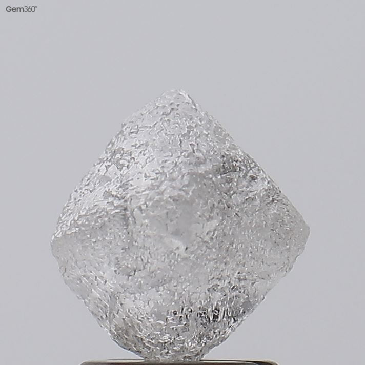 Hexagonal Step Cut Salt & Pepper Diamond | 0.97ct | Canada Origin
