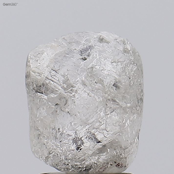 Oval Rose Cut Salt + Pepper Diamond | 1.10ct | Canada Origin