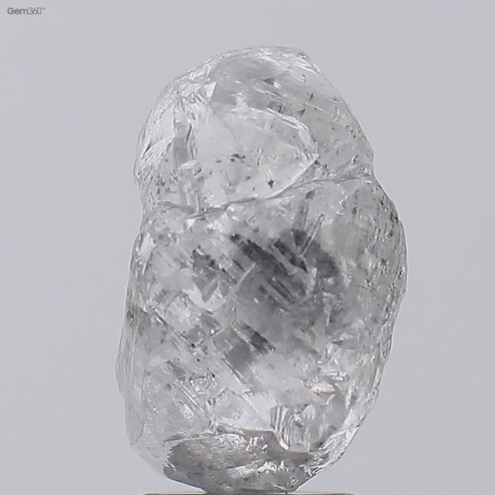Round Brilliant Salt + Pepper Diamond | 0.58ct | Canada Origin