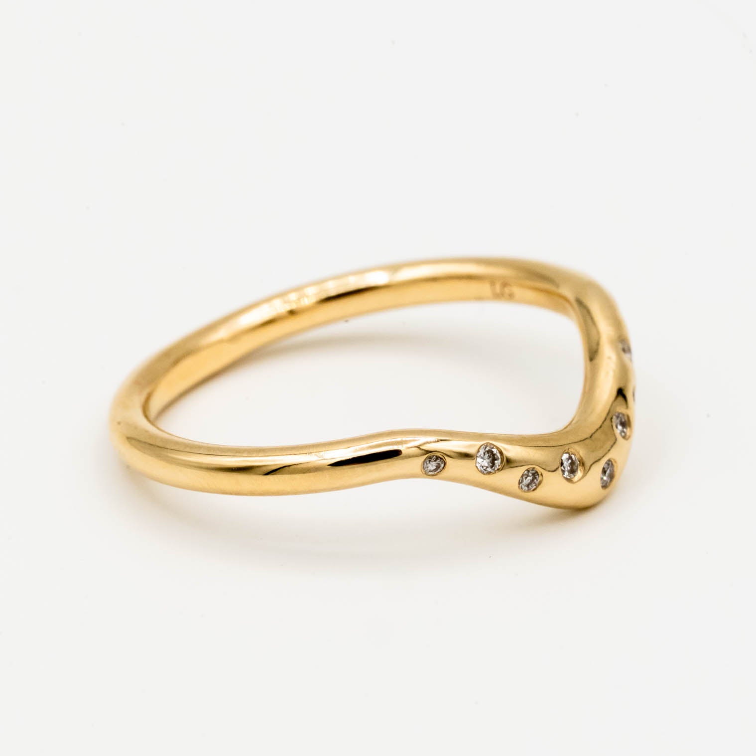 Starlight Diamond Contour Band