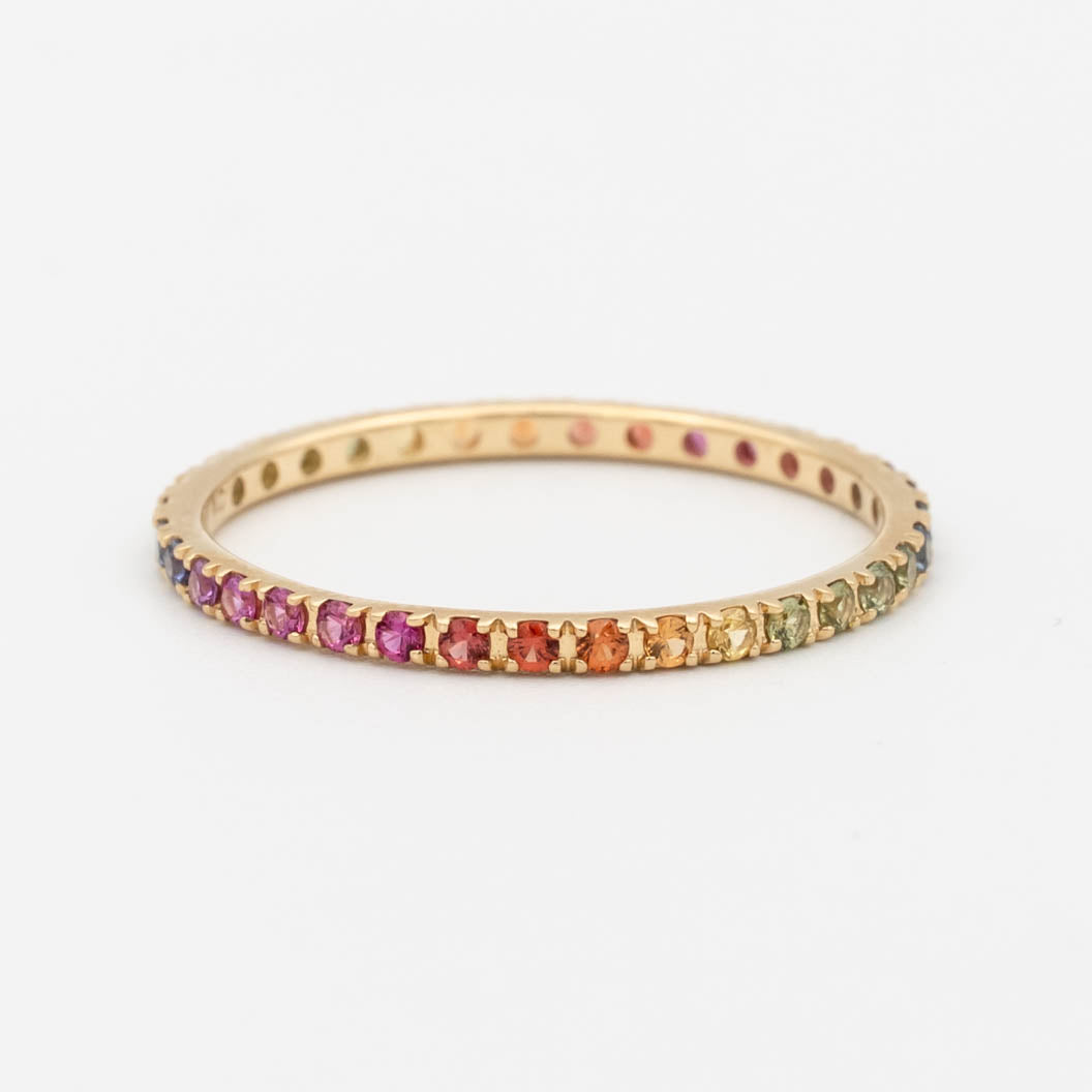 Gemstone Eternity Band