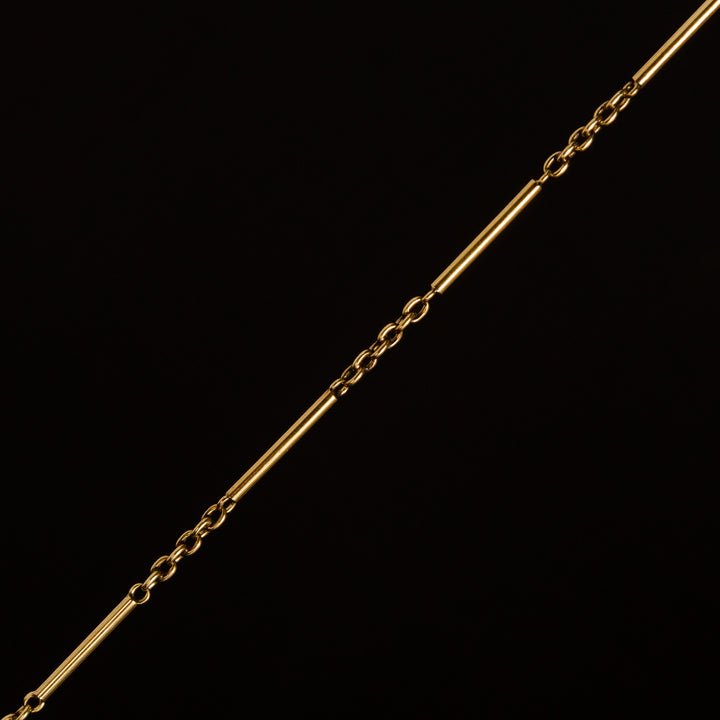 Victorian Fancy Link Chain in 14k Gold
