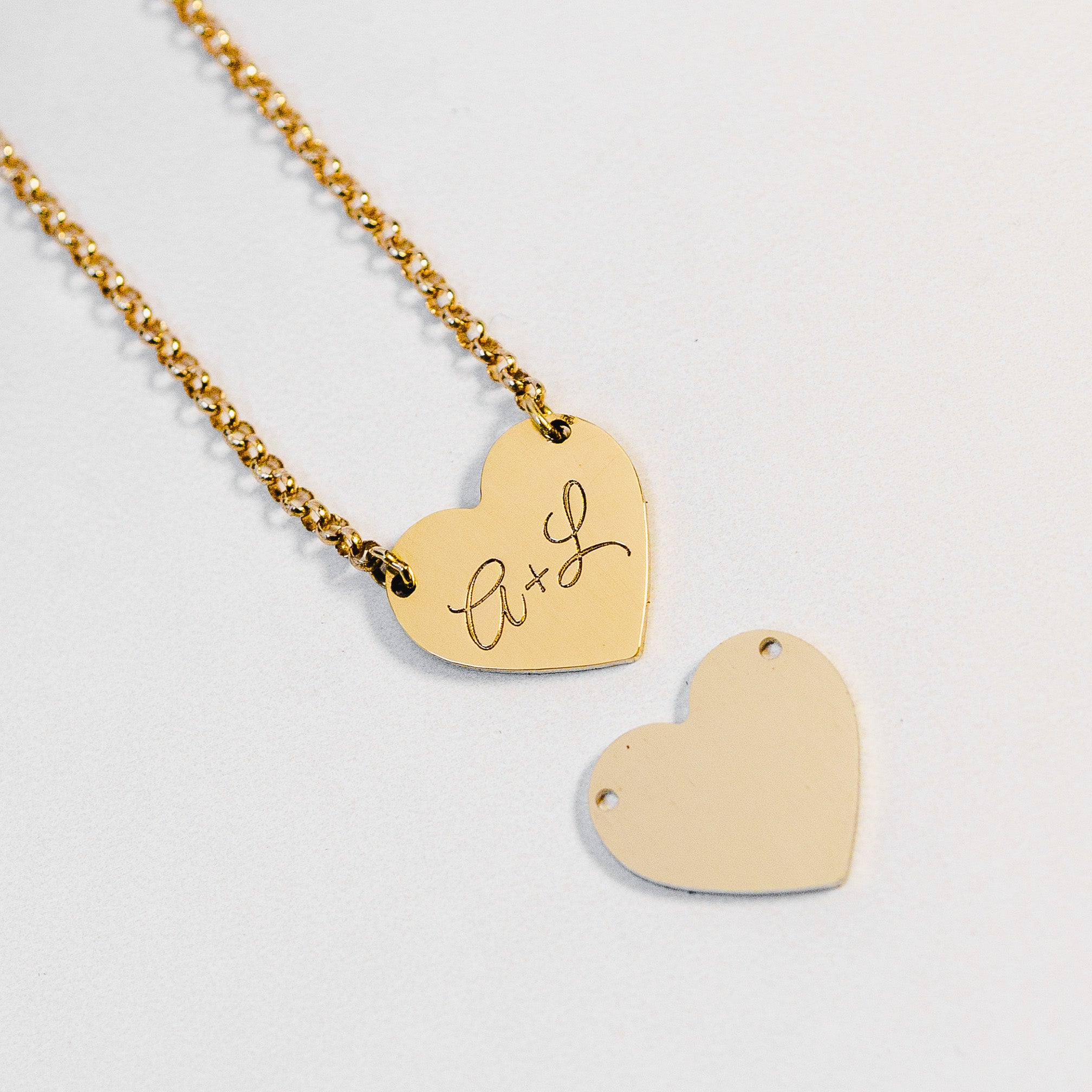 Engravable Heart Necklace