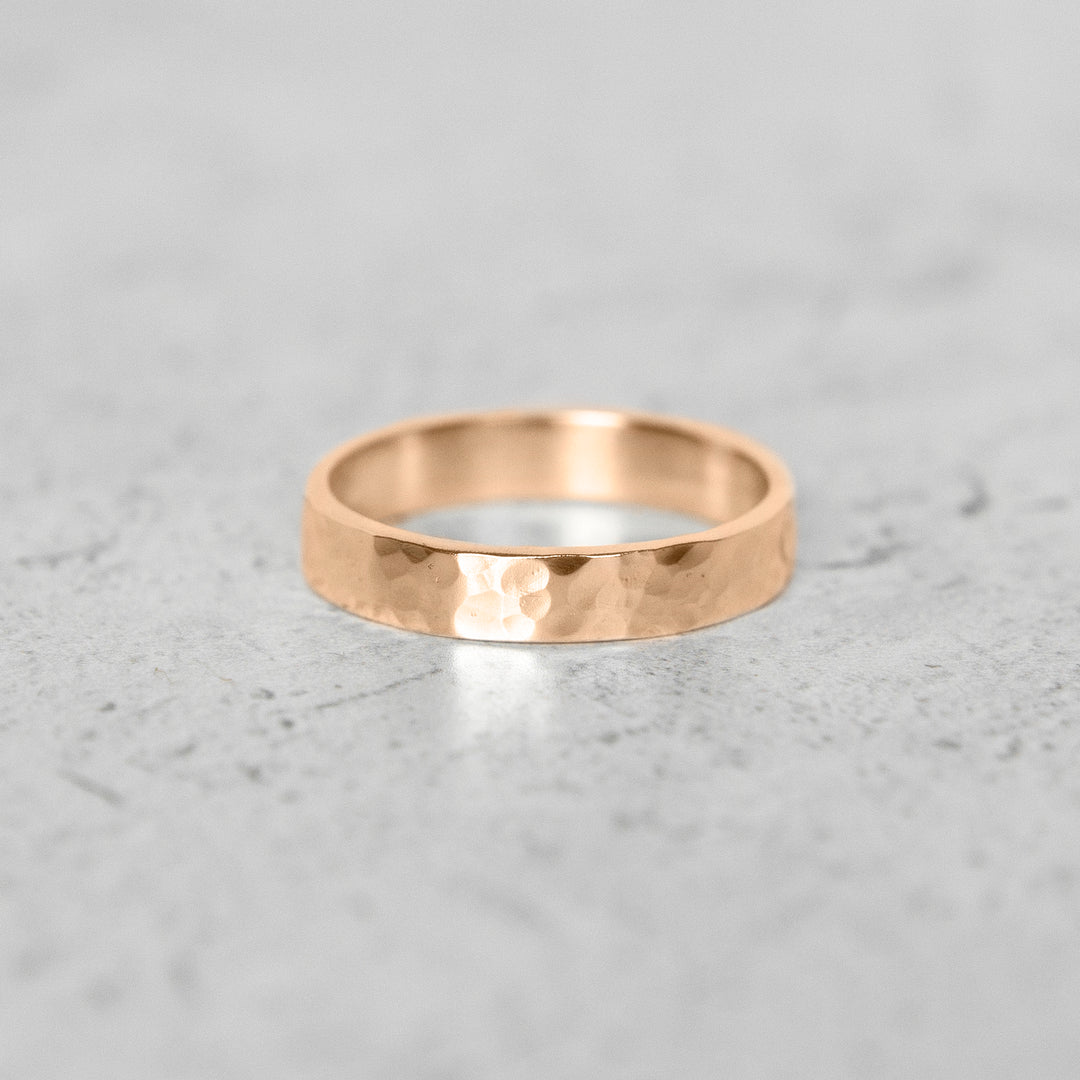 Hammered Flat Band | 4mm