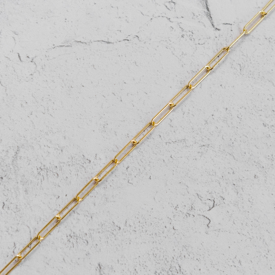 Luxe Paperclip Chain Bracelet in Gold