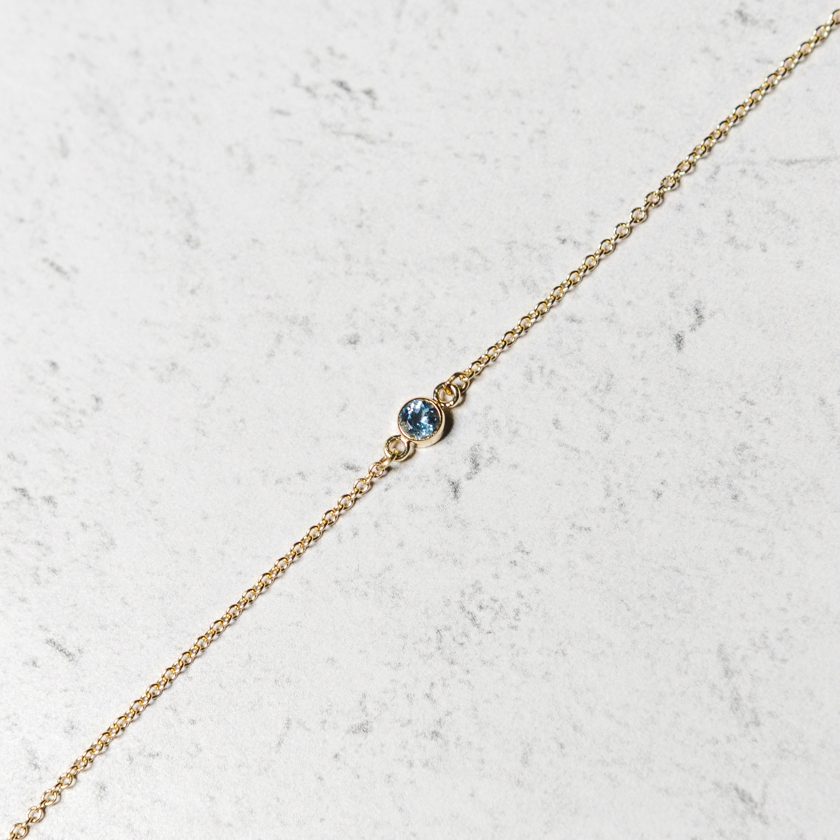 3mm Round Gemstone Bracelet Charms
