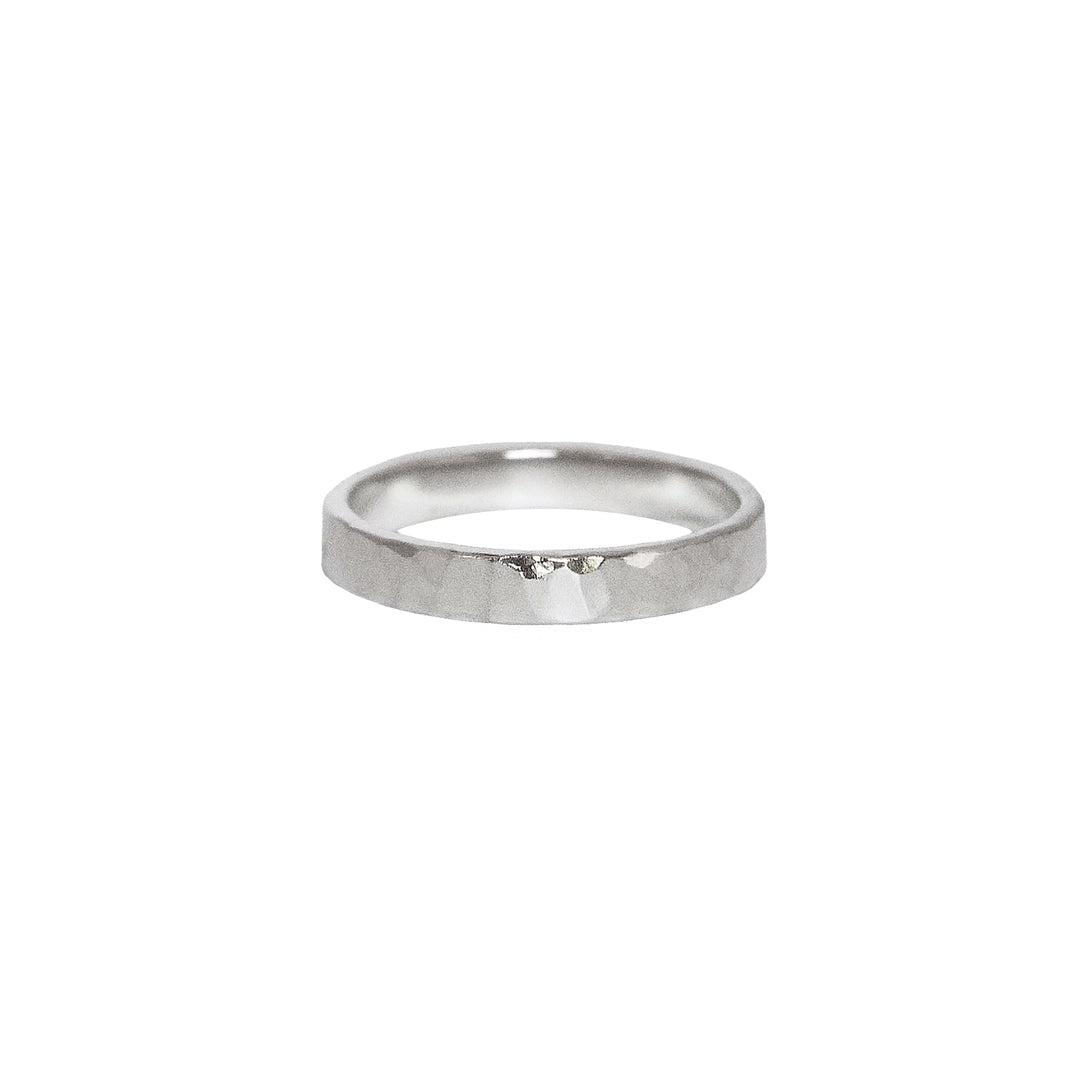 Hammered Flat Band | 3mm