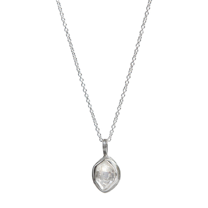 Herkimer Diamond + Sterling Silver Glacier Necklace